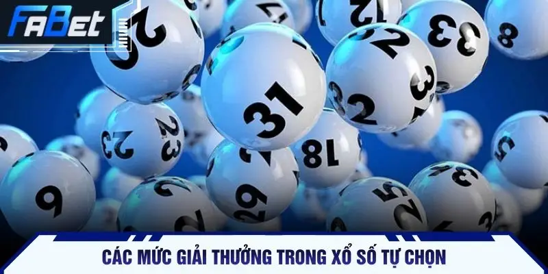 Các mức giải thưởng trong xổ số tự chọn