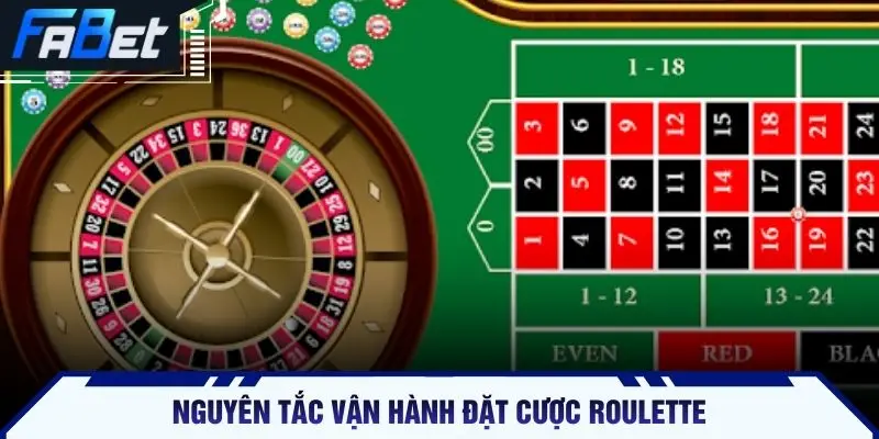 Nguyên tắc vận hành đặt cược roulette
